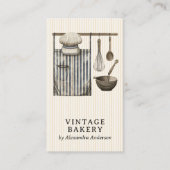 ヴィンテージエレガントシェフの装備 名刺 (正面)