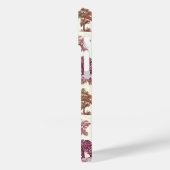 ヴィンテージエレガントシックなピンクの金ゴールド馬トワール Case-Mate iPhoneケース (裏面 / 左)