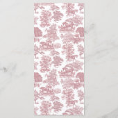 ヴィンテージエレガントシックなピンクホーストワール プログラム (裏面)