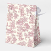 ヴィンテージエレガントシックなピンクホーストワ結婚ーズ フェイバーボックス (裏面サイド)