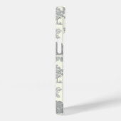 ヴィンテージエレガントシック灰色ホワイトホーストイレ Case-Mate iPhoneケース (裏面 / 右)