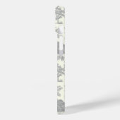 ヴィンテージエレガントシック灰色ホワイトホーストイレ Case-Mate iPhoneケース (裏面 / 左)