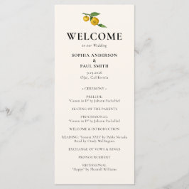 ヴィンテージエレガントシトラスレモンサマー結婚ズ プログラム