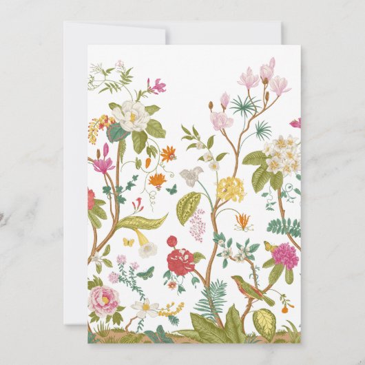 ヴィンテージエレガントシャワー 招待状 (裏面)