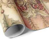 ヴィンテージエレガントスストライプクリス ラッピングペーパー (ロールコーナー)