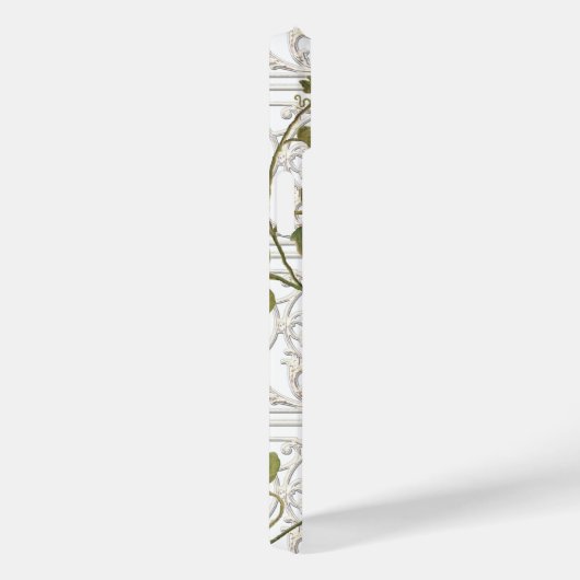 ヴィンテージエレガントスタイリッシュ牡丹パーソナライズされた花 Case-Mate iPhoneケース (裏面 / 右)