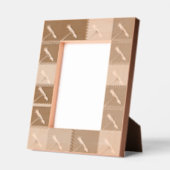 ヴィンテージエレガントスタイルデイジーフラワーモチーフ レーザー彫刻フレーム (左)