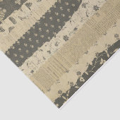 ヴィンテージエレガントストライプデクペ華美アンティーク 薄葉紙 (詳細)