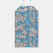 ヴィンテージエレガントターコイズトワルドジュイ ギフトタグ (裏面)