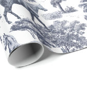 ヴィンテージエレガントダスティブルーウズトゥイル ラッピングペーパー (ロールコーナー)