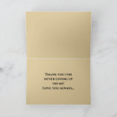 ヴィンテージエレガントダマスクハッピーマザーズデイカード シーズンカード (内部)