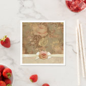 ヴィンテージエレガントダマスクバラナプキンス スタンダードカクテルナプキン (インサイチュ)