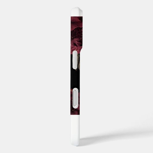 ヴィンテージエレガントダークフローラ牡丹iPhoneケース Case-Mate iPhoneケース (裏面 / 右)