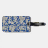 ヴィンテージエレガントダークブルートイレデジュイ ラゲッジタグ (裏面横)