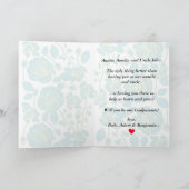 ヴィンテージエレガントツイン写真神父母様の提案 カード (内部)