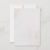 ヴィンテージエレガントティーパーティーブライダルシャワー 招待状 (裏面)