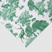 ヴィンテージエレガントディアキツネグリーンカントリートイレ 薄葉紙 (詳細)