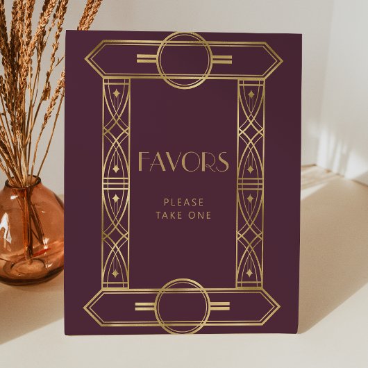 ヴィンテージエレガントデコブルゴーニュ金ゴールド結婚式の引き出物 台座サイン