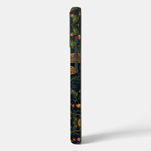 ヴィンテージエレガントトンボの植物は個人用に設定 Case-Mate iPhoneケース (裏面 / 左)