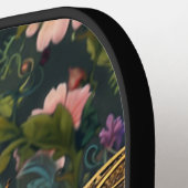 ヴィンテージエレガントトンボ植物学 ピックルボールラケット (左詳細)