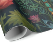 ヴィンテージエレガントトンボ植物学 ラッピングペーパー (ロールコーナー)