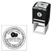 ヴィンテージエレガントドーナツ自家製ベーカリー セルフインキングスタンプ (インサイチュ)