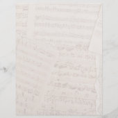 ヴィンテージエレガントノートイニシャル列 レターヘッド (裏面)