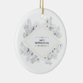 ヴィンテージエレガントハッピーマザーズデイ |オーナメント セラミックオーナメント (右)