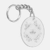 ヴィンテージエレガントハッピーマザーズデイ |キーチェーン キーホルダー (正面左)