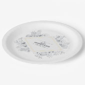 ヴィンテージエレガントハッピーマザーズデイ |紙プレート ペーパープレート (アングル)