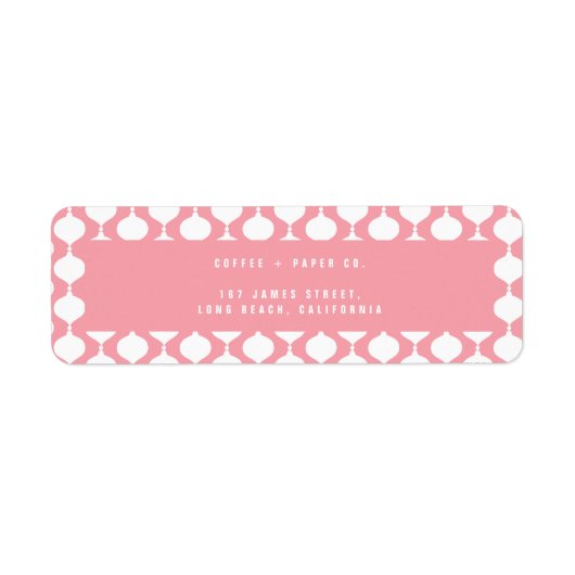 ヴィンテージエレガントバウブルレトロクリスマス ラベル (正面)