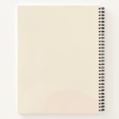 ヴィンテージエレガントバタフライ&フローラノート ノートブック (裏面)