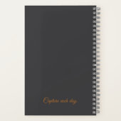 ヴィンテージエレガントバラカスタムジャーナル ノートブック (裏面)