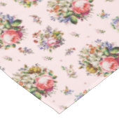 ヴィンテージエレガントバラフローラルパターン テーブルクロス (アングル)