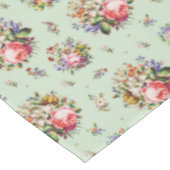 ヴィンテージエレガントバラフローラルパターン テーブルクロス (アングル)