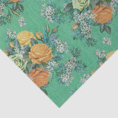 ヴィンテージエレガントバラフローラ花束植物学 薄葉紙 (詳細)