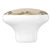 ヴィンテージエレガントバ素朴ーラップレースウエスタングラム セラミックノブ (側面)