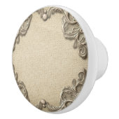 ヴィンテージエレガントバ素朴ーラップレースウエスタングラム セラミックノブ (右)