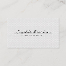 ヴィンテージエレガントパターン名刺の名前 名刺