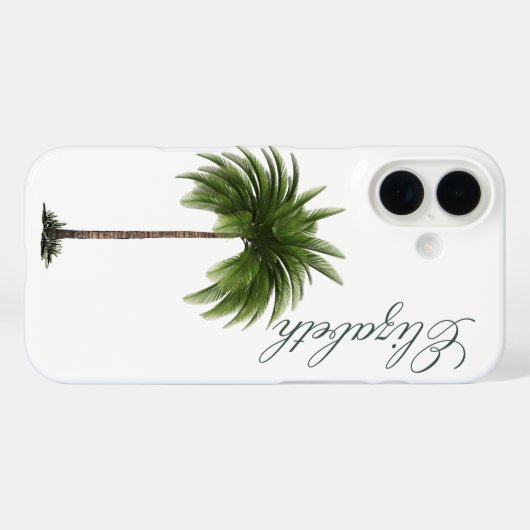 ヴィンテージエレガントパームツリーパーソナル Case-Mate iPhoneケース (裏面 (横))