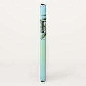 ヴィンテージエレガントパームツリーレオパードワイルドグリーン Case-Mate iPhoneケース (裏面/右)