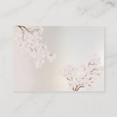 ヴィンテージエレガントパールロマ結婚ンス プレイスカード (裏面)