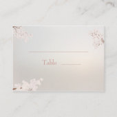 ヴィンテージエレガントパールロマ結婚ンス プレイスカード (正面)