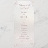 ヴィンテージエレガントパールロマ結婚ンス プログラム (正面)