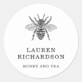 ヴィンテージエレガントビー ラウンドシール (正面)