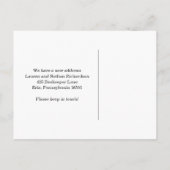 ヴィンテージエレガントビー |住所の変更 案内ポストカード (裏面)
