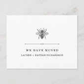 ヴィンテージエレガントビー |住所の変更 案内ポストカード (正面)