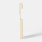 ヴィンテージエレガントピンクフローラモノグラム iPhoneケース (左側面)