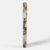 ヴィンテージエレガントピンクローズフローラ（レース付） Case-Mate iPhoneケース (裏面 / 右)