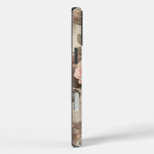 ヴィンテージエレガントピンクローズフローラ（レース付） Case-Mate iPhoneケース (裏面 / 右)